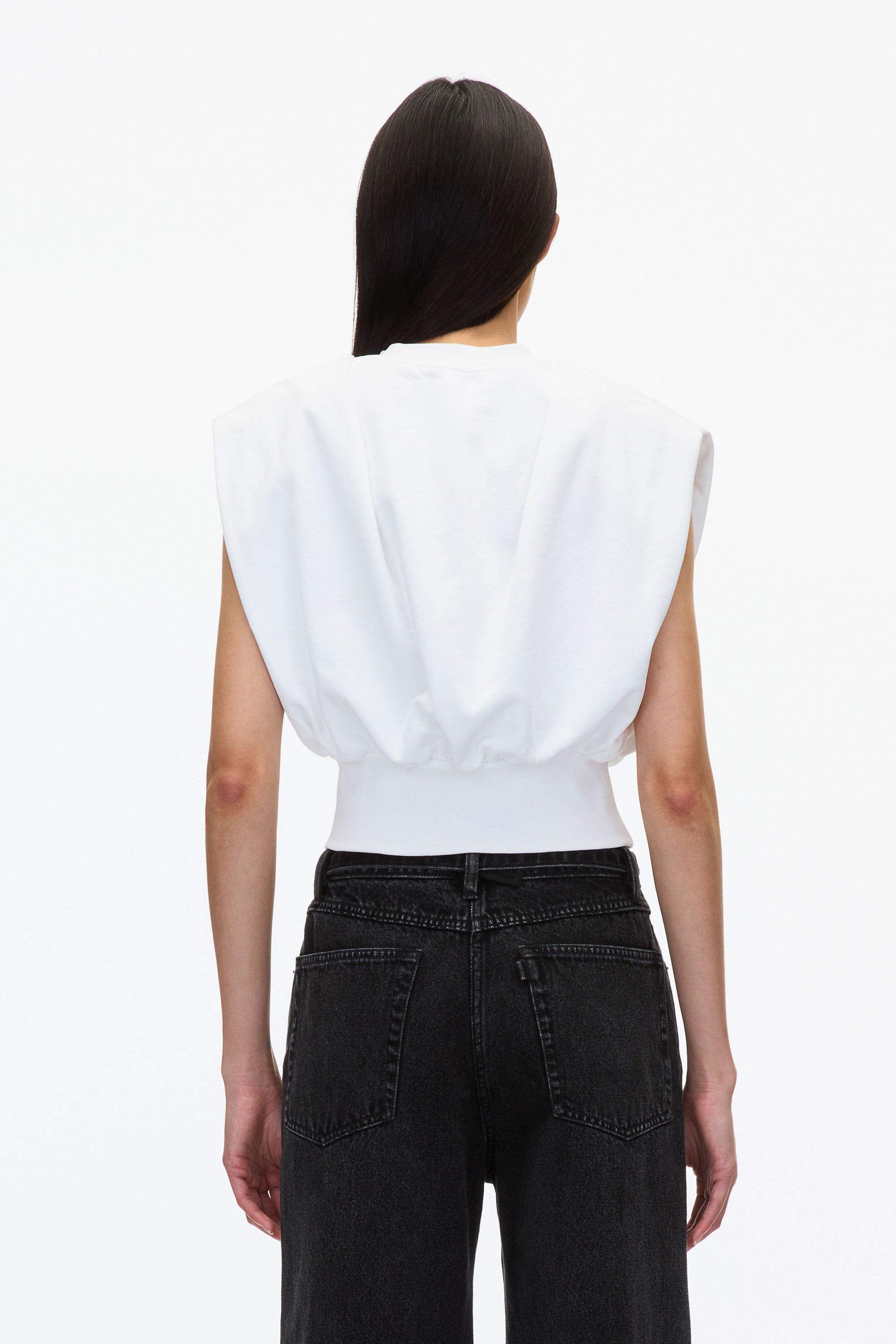 White Sleeveless French Terry Top | 3.1 Phillip Lim