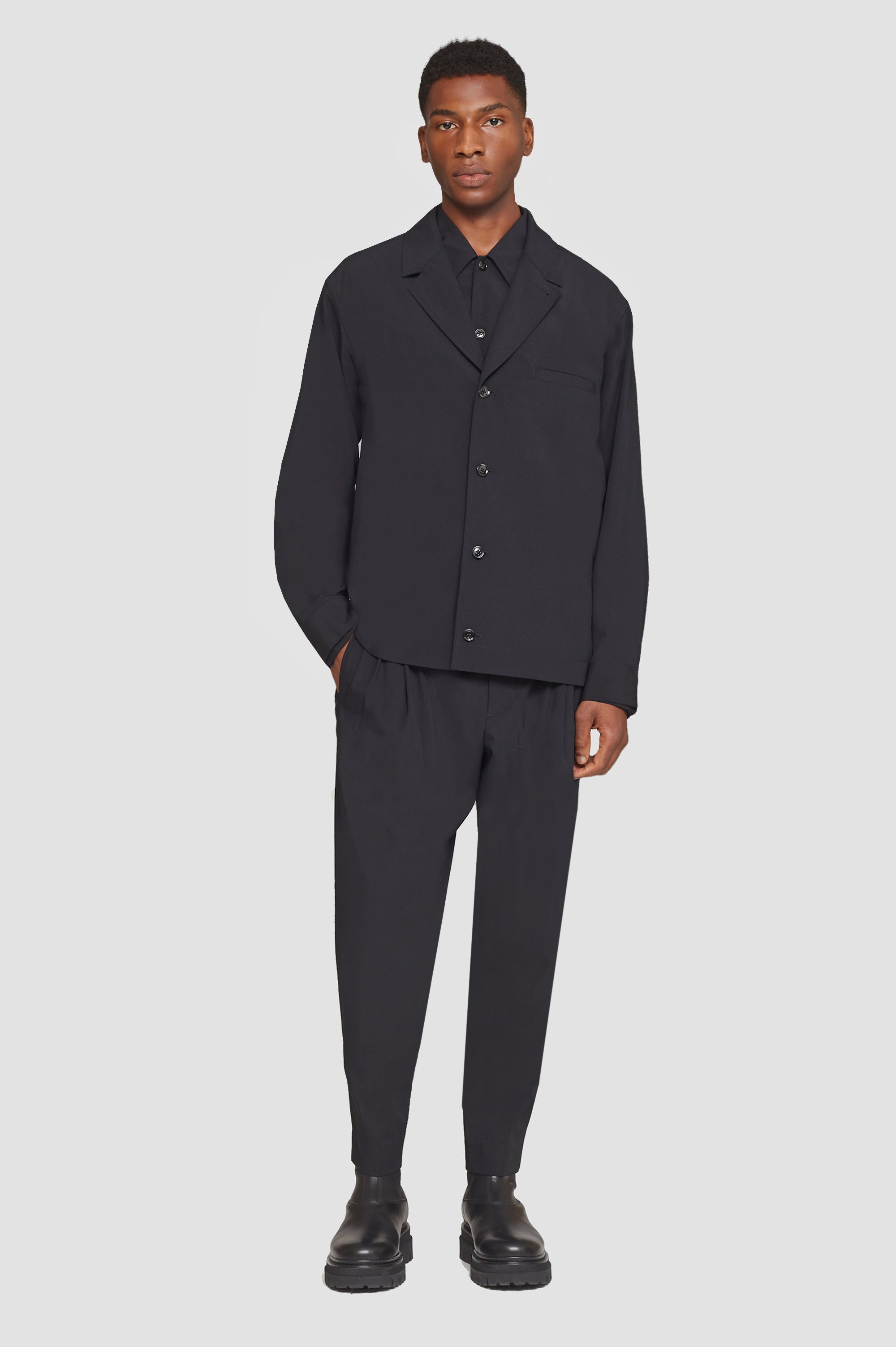 Black Unconstructed Shirt Jacket | 3.1 Phillip Lim