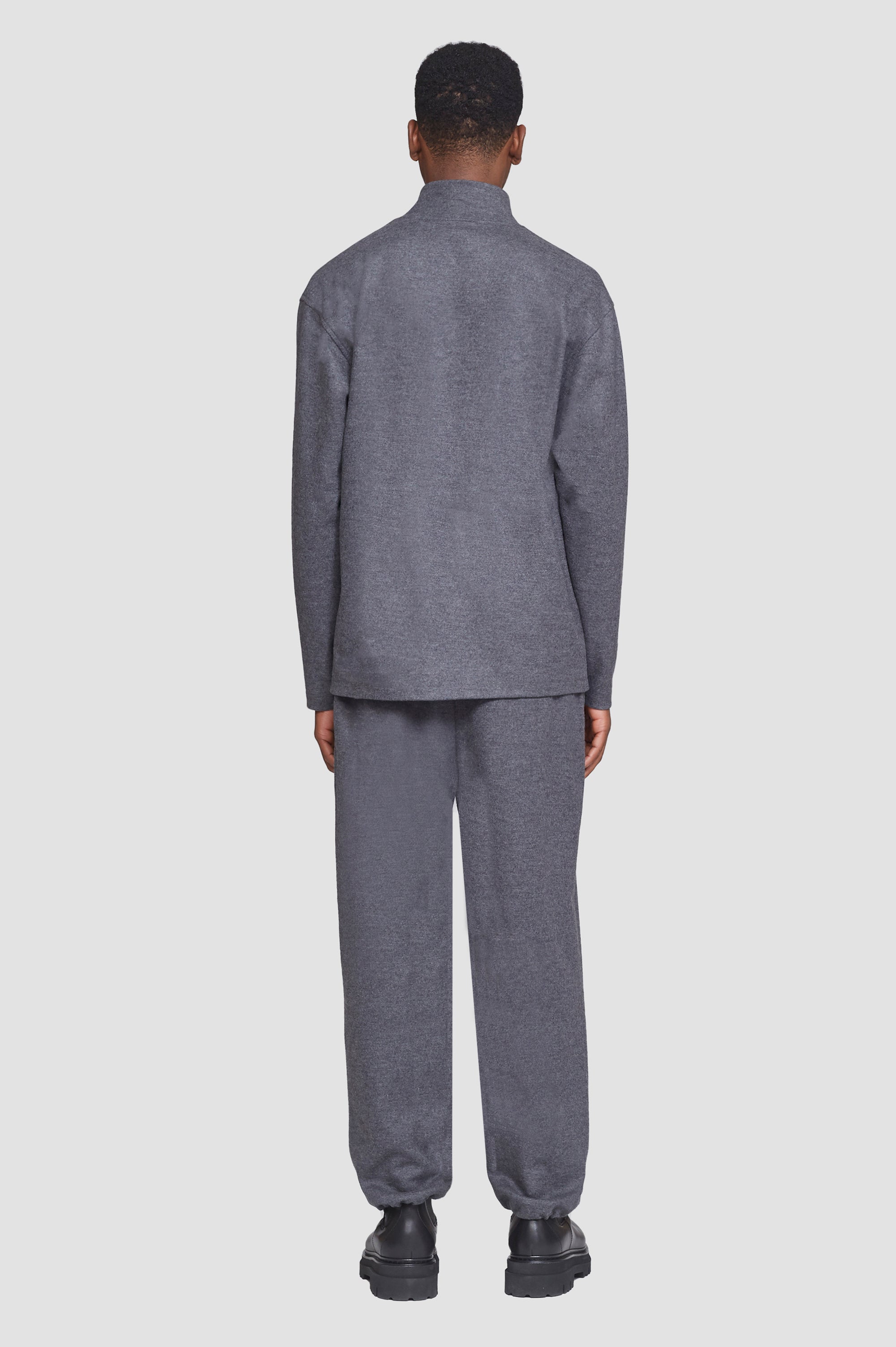 Dark Heather Grey Mock Neck Top | 3.1 Phillip Lim