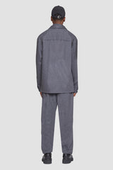 Dark Heather Grey Flannel Shirt | 3.1 Phillip Lim