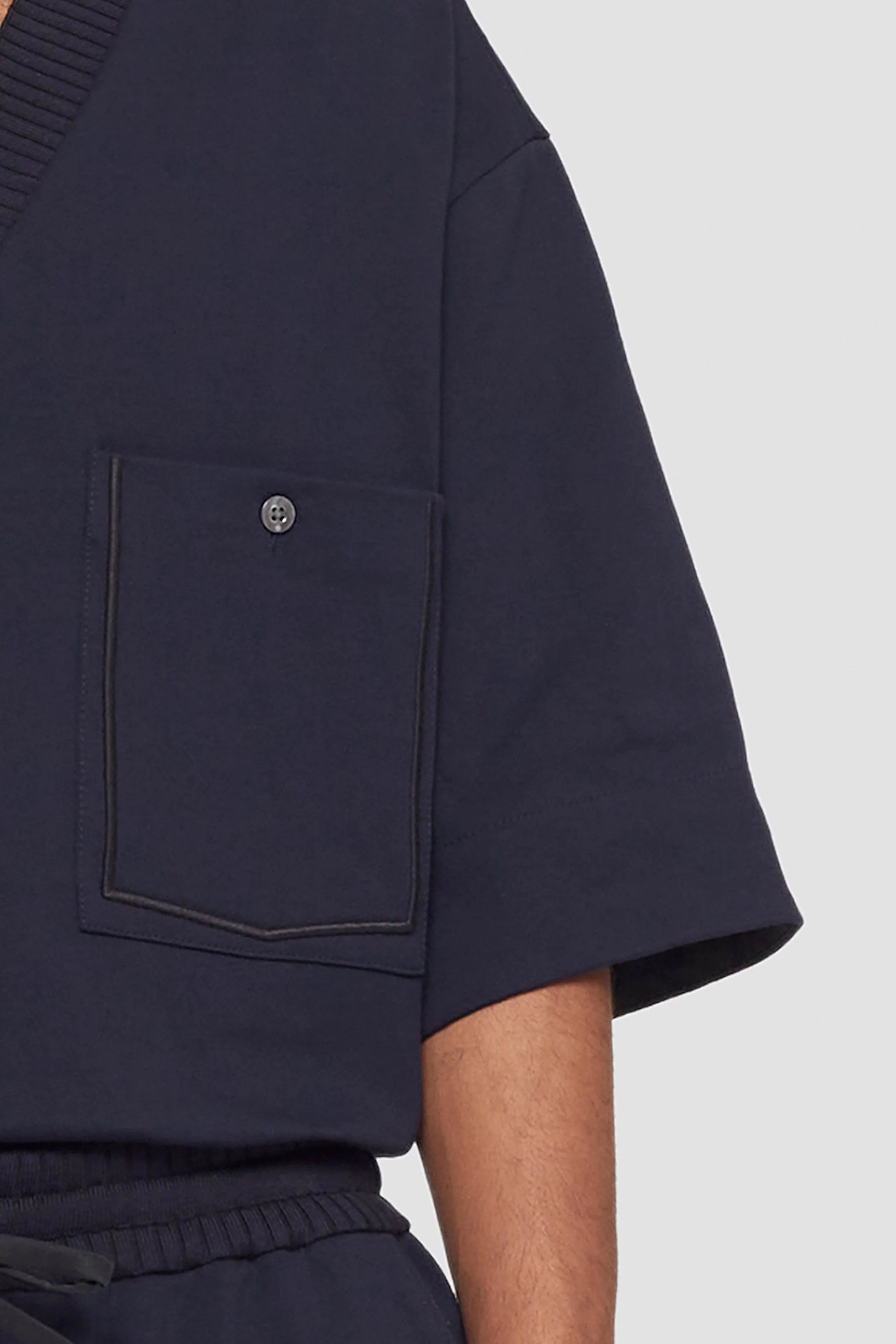 Midnight V-Neck Knit Shirt | 3.1 Phillip Lim