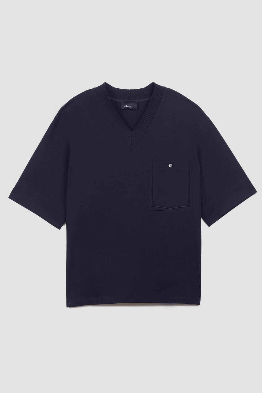 Midnight V-Neck Knit Shirt | 3.1 Phillip Lim