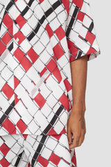 Red-Wht Multi Short Sleeve Shirt | 3.1 Phillip Lim