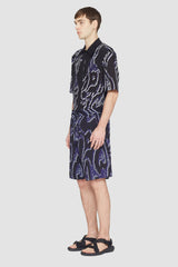 Midnight-White Printed Pull-On Short | 3.1 Phillip Lim
