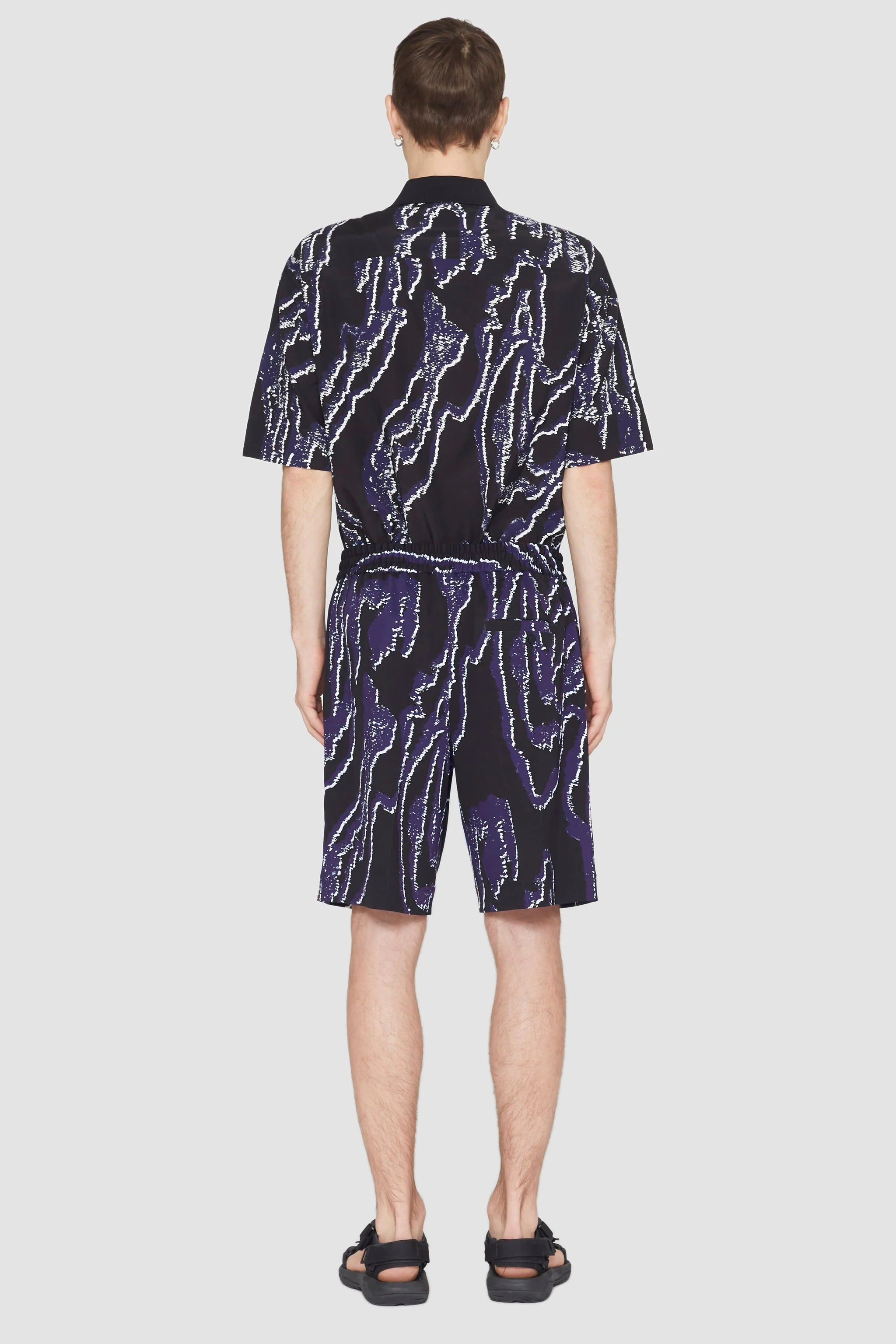 Midnight-White Printed Pull-On Short | 3.1 Phillip Lim