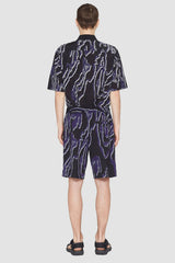 Midnight-White Printed Pull-On Short | 3.1 Phillip Lim