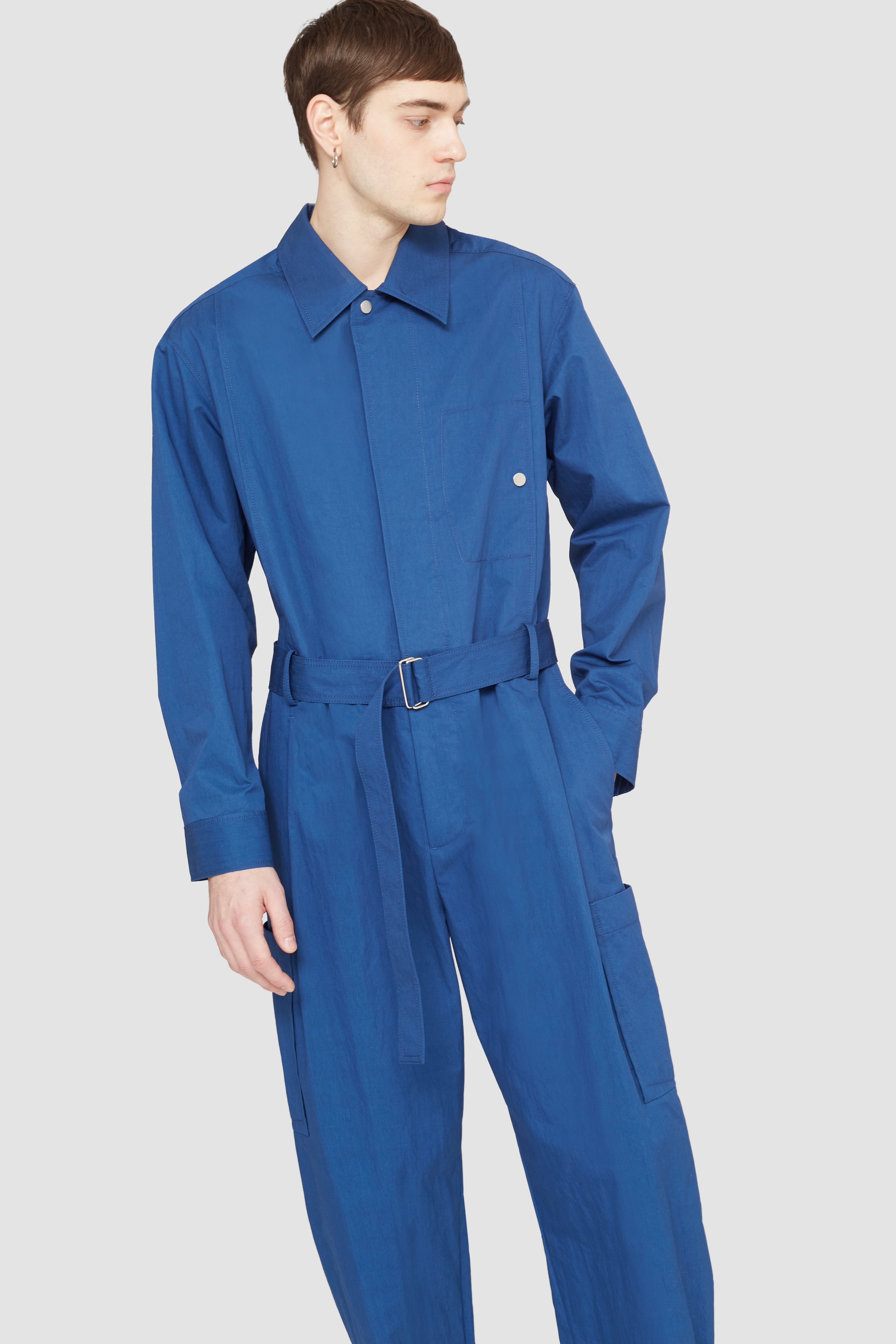Blue Long-Sleeve Jumpsuit | 3.1 Phillip Lim