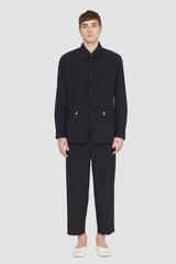 Black Wool Blend Coach Jacket | 3.1 Phillip Lim