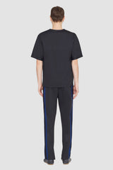 Blk Multi Short Sleeve Stripe Ponte T-Shirt | 3.1 Phillip Lim