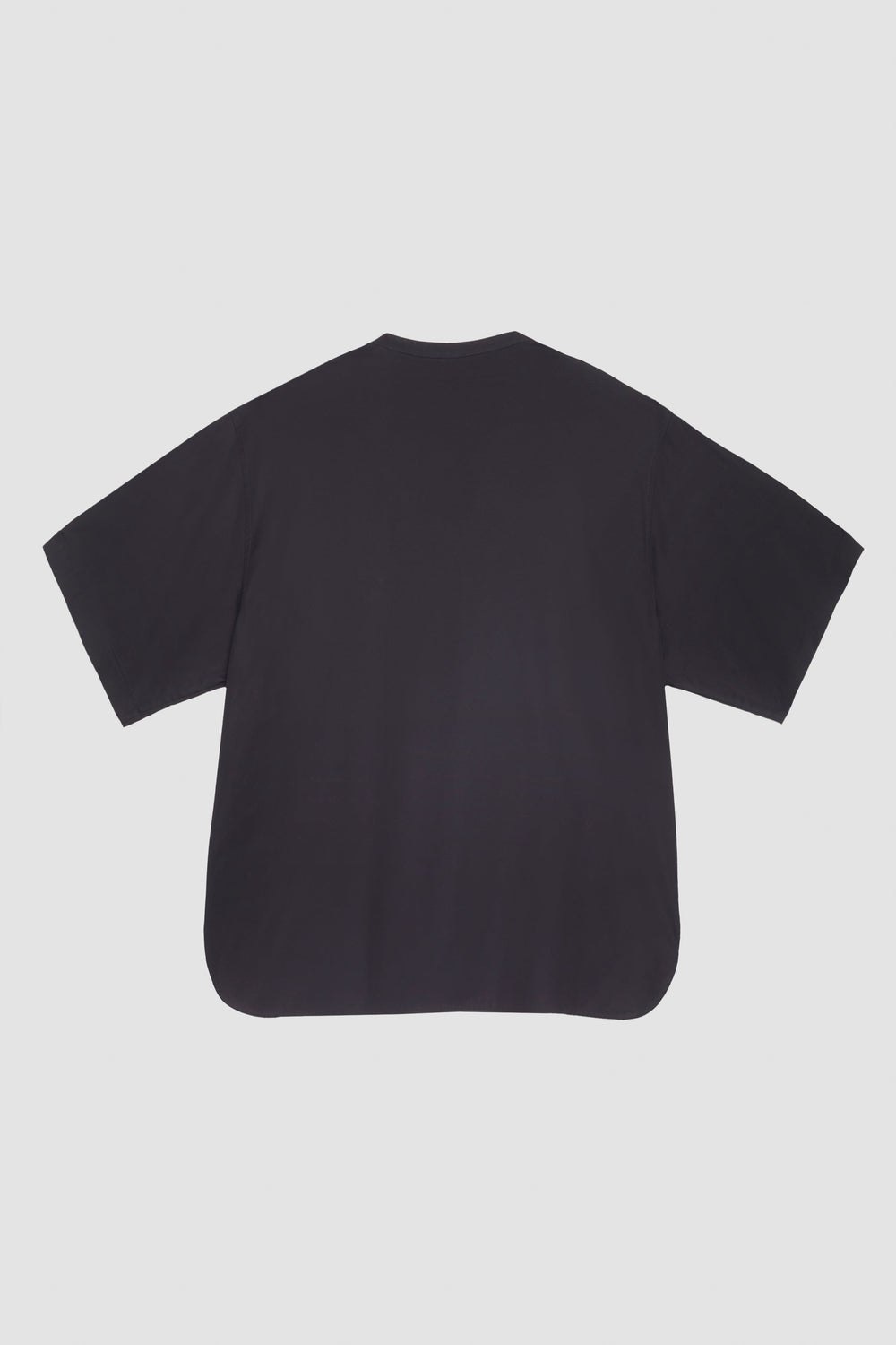 Black Short Sleeve Zip-Front Baseball Shirt | 3.1 Phillip Lim
