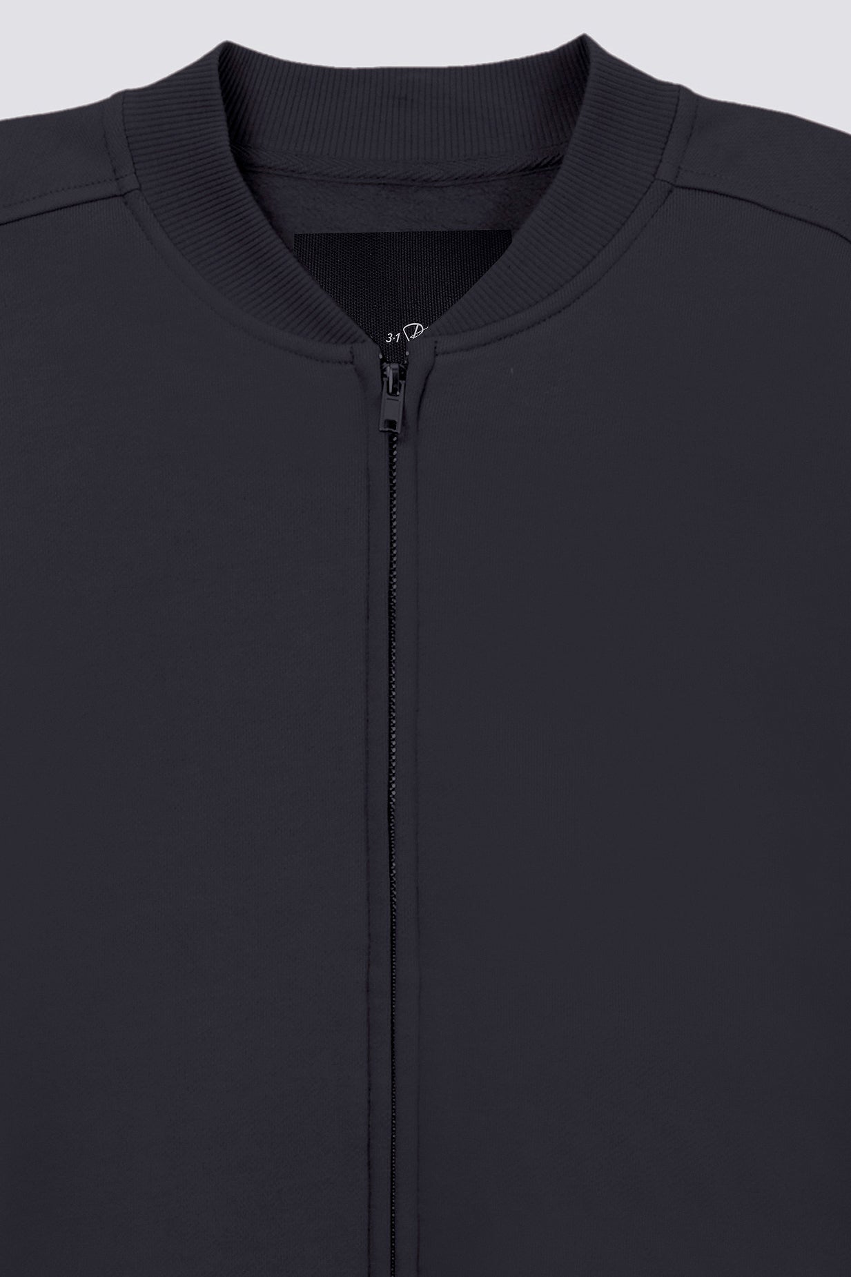Black Zipped-Up Bomber Jacket | 3.1 Phillip Lim