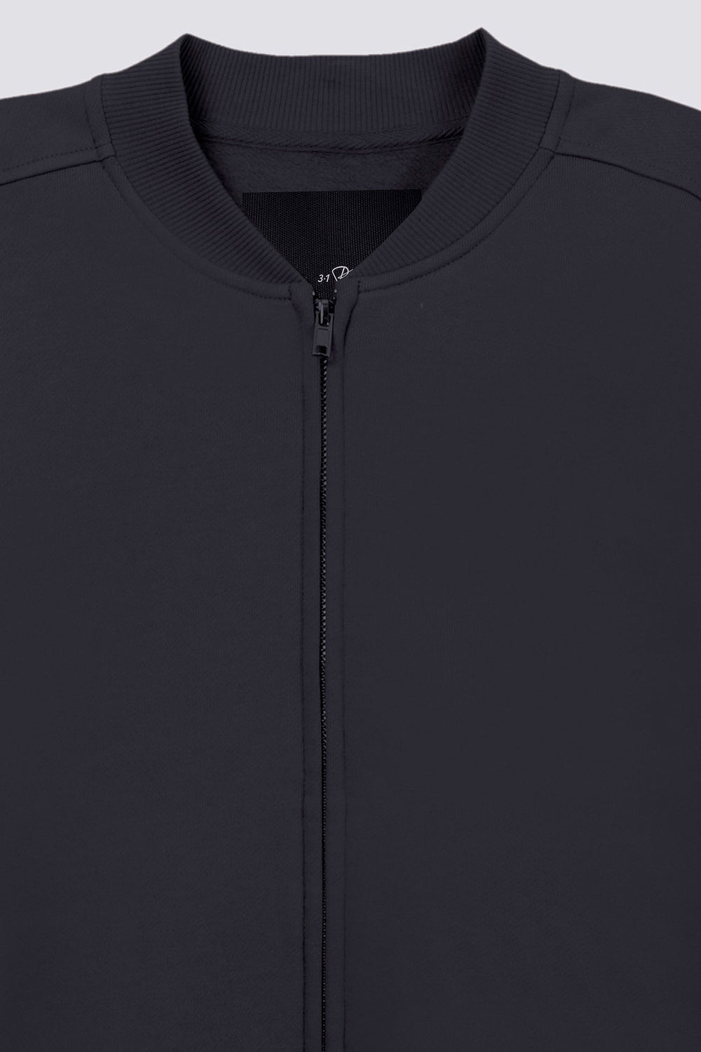 Black Zipped-Up Bomber Jacket | 3.1 Phillip Lim