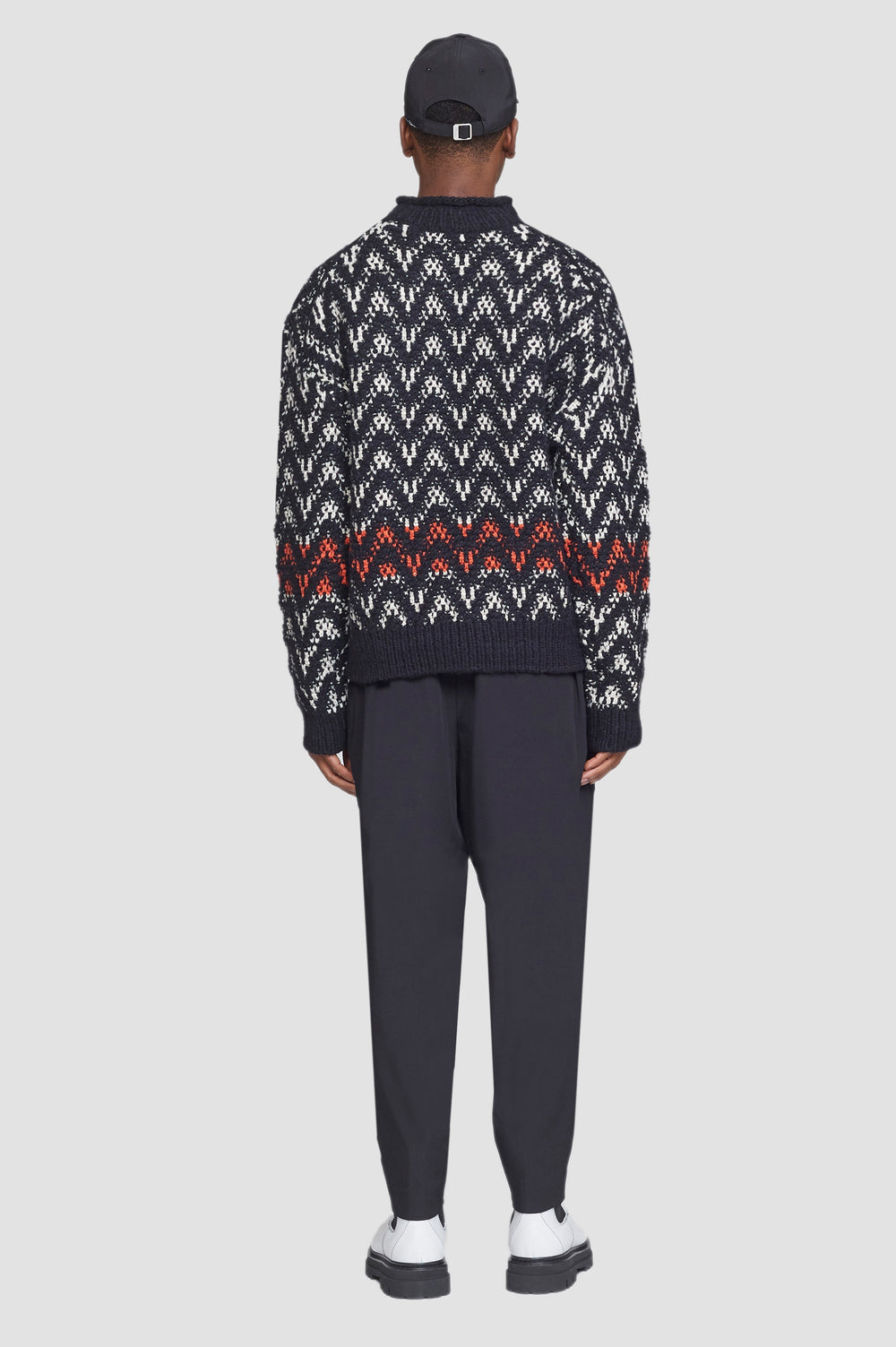 Cream Multi Chevron Jacquard Pullover | 3.1 Phillip Lim