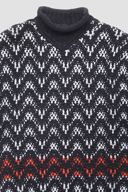 Cream Multi Chevron Jacquard Pullover | 3.1 Phillip Lim