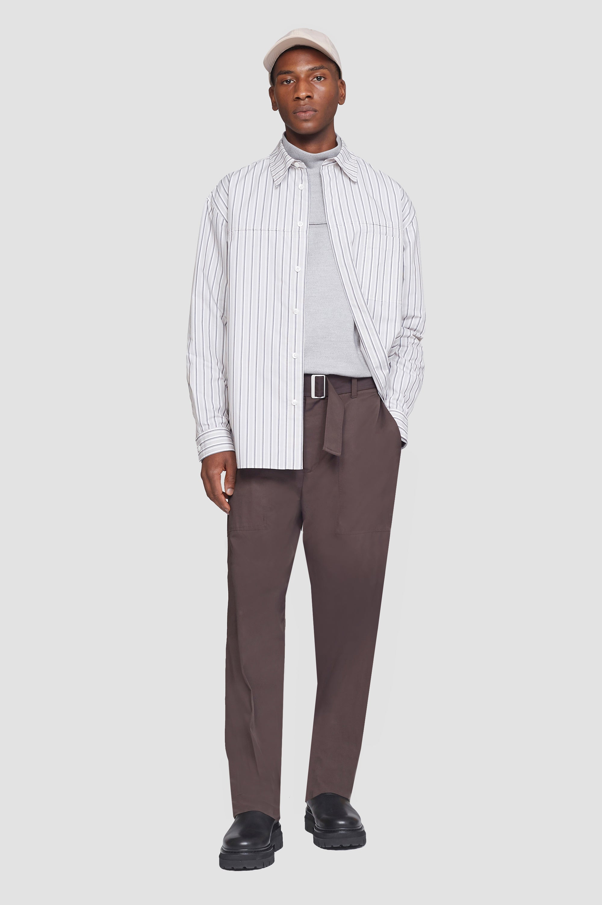 Clay Multi Relaxed Fit Long Sleeve Shirt | 3.1 Phillip Lim