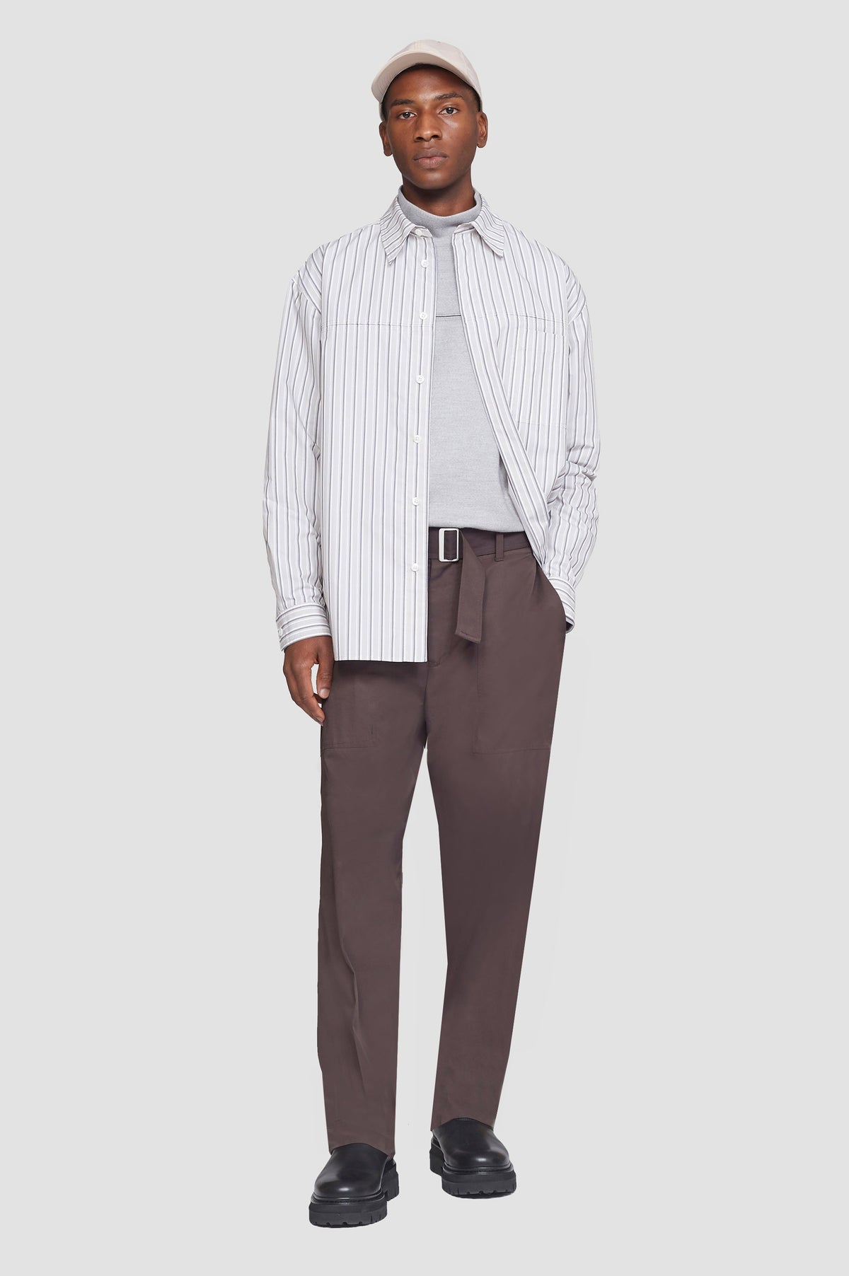 Clay Multi Relaxed Fit Long Sleeve Shirt | 3.1 Phillip Lim
