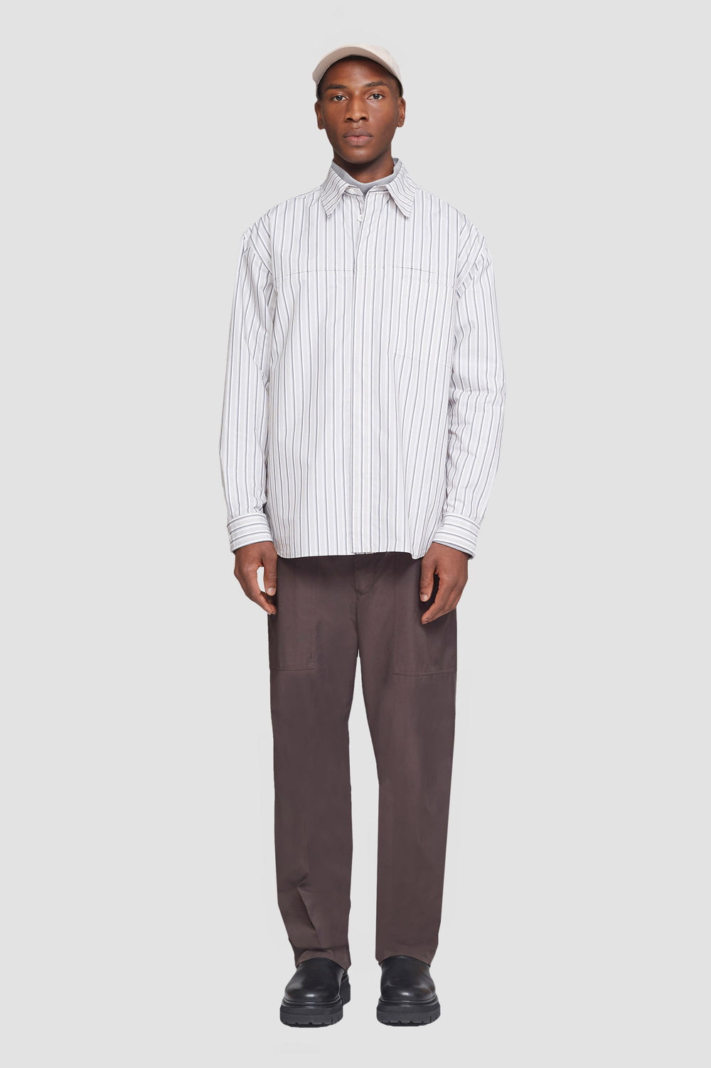 Clay Multi Relaxed Fit Long Sleeve Shirt | 3.1 Phillip Lim