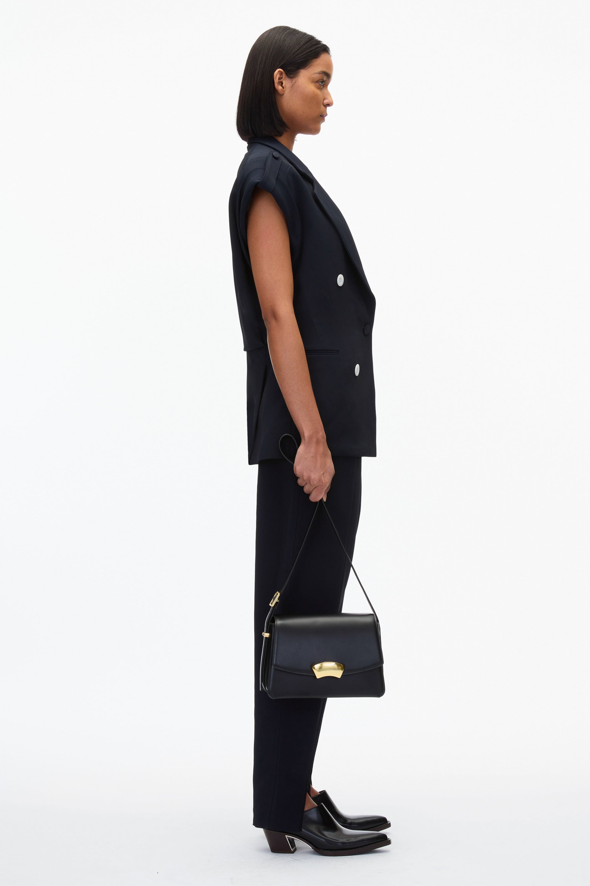 Black Black ID Medium Shoulder Bag | Elegant Phillip Lim Women’s Bags | 3.1 Phillip Lim