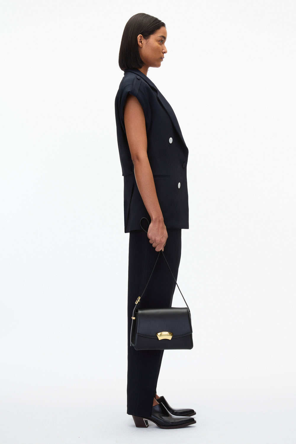 Black Black ID Medium Shoulder Bag | Elegant Phillip Lim Women’s Bags | 3.1 Phillip Lim