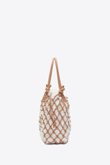 Ivory-Camel Faux Fur Macrame Mini Sac | 3.1 Phillip Lim
