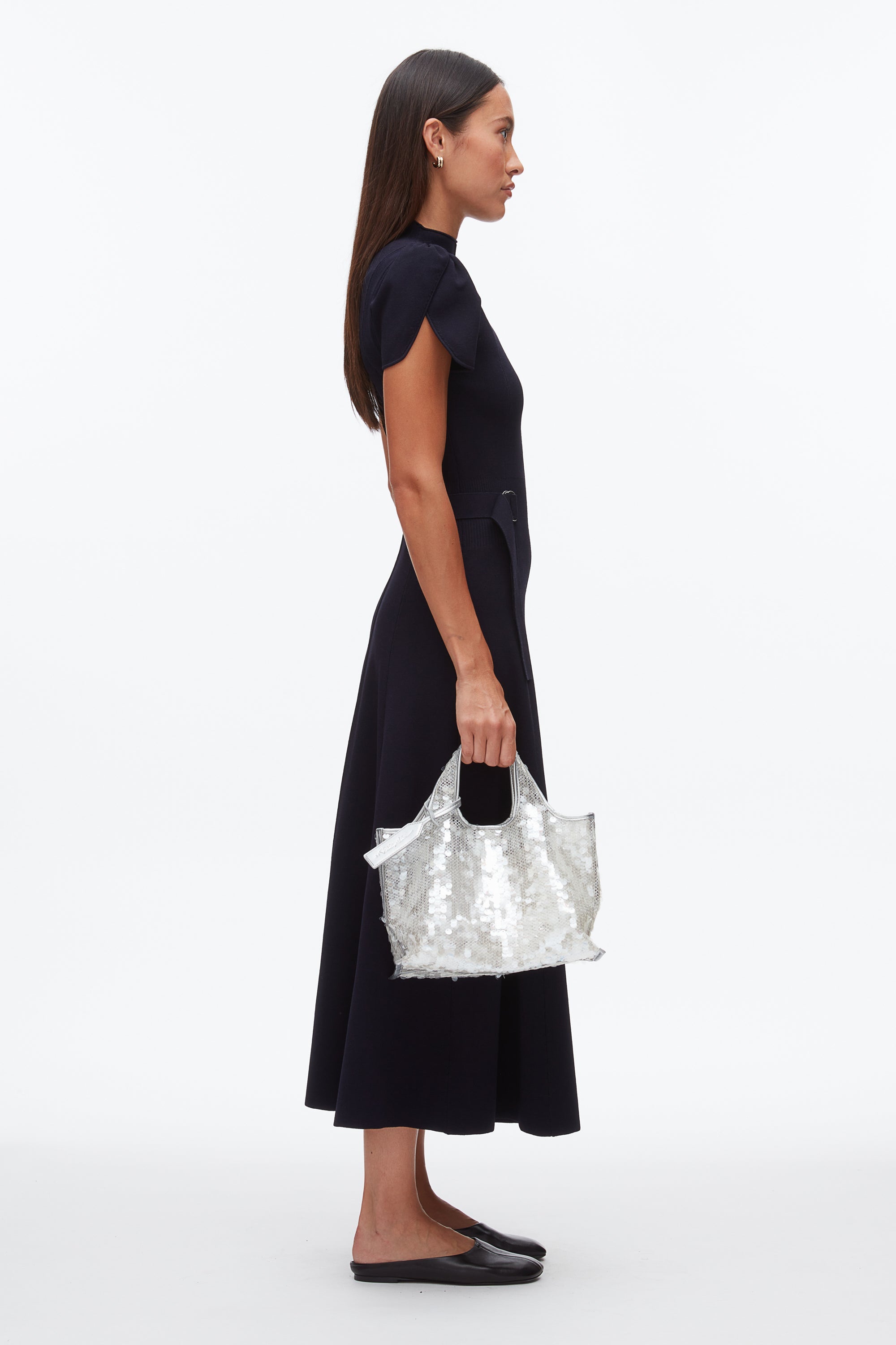 Silver Sequin Mini Market Tote | 3.1 Phillip Lim