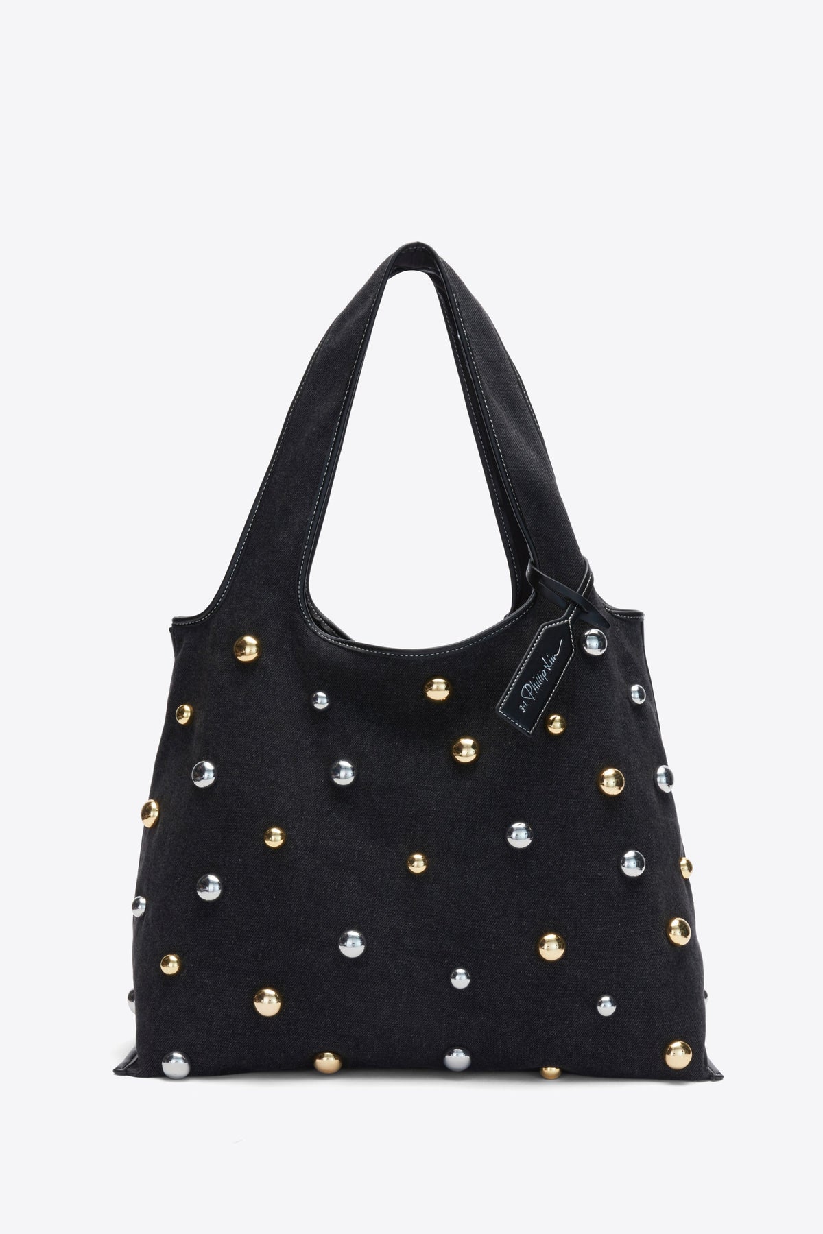 Black Dome Embellishment Market Tote | 3.1 Phillip Lim