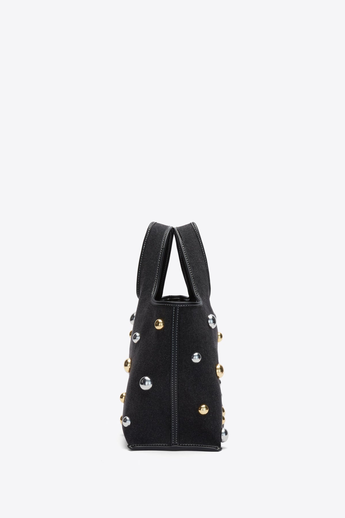 Black Dome Embellishment Mini Market Tote | 3.1 Phillip Lim