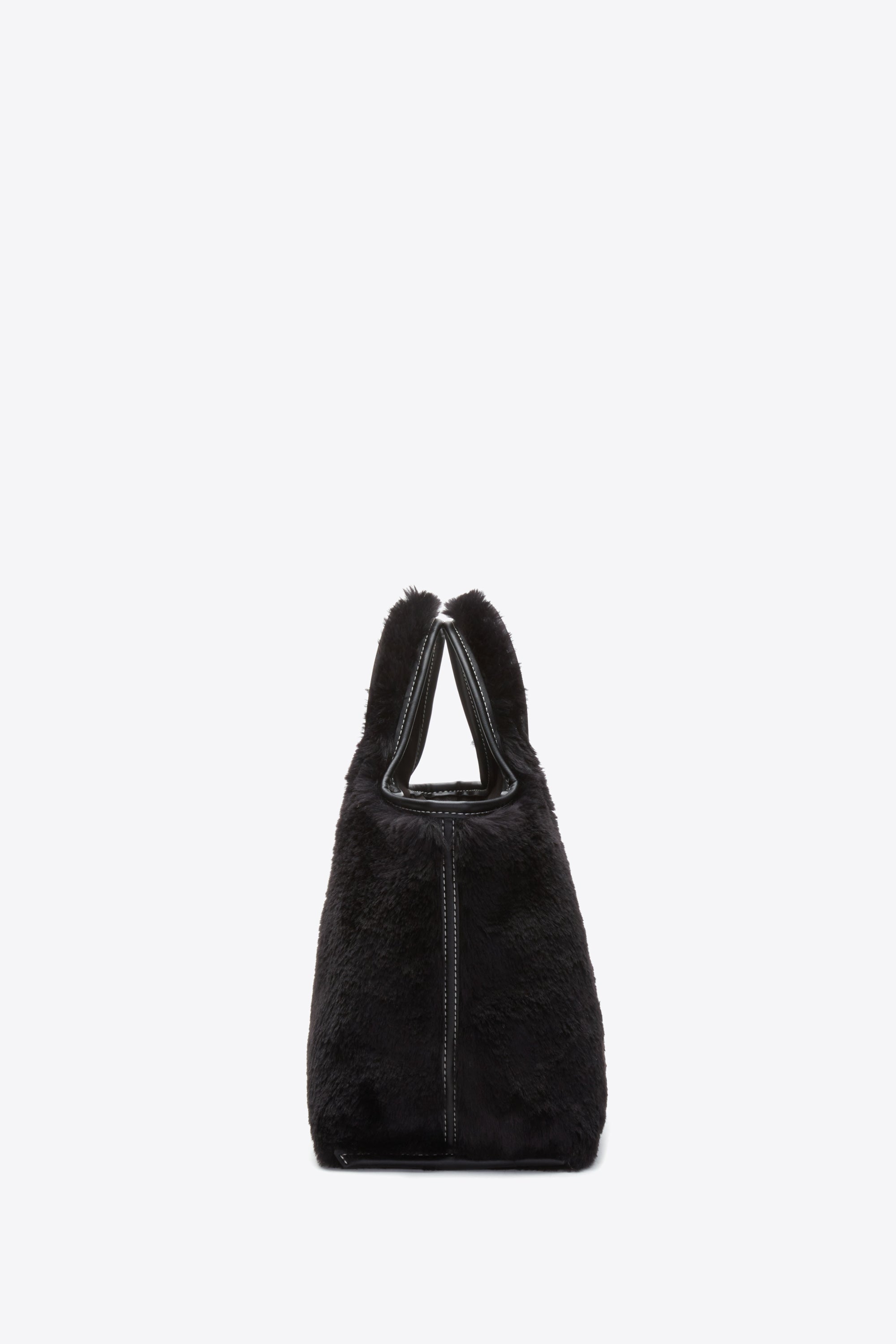 Black Faux Fur Mini Market Tote | 3.1 Phillip Lim