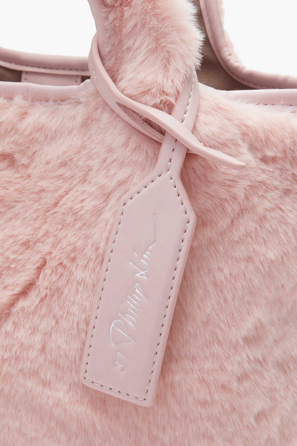 Blush Faux Fur Mini Market Tote | 3.1 Phillip Lim