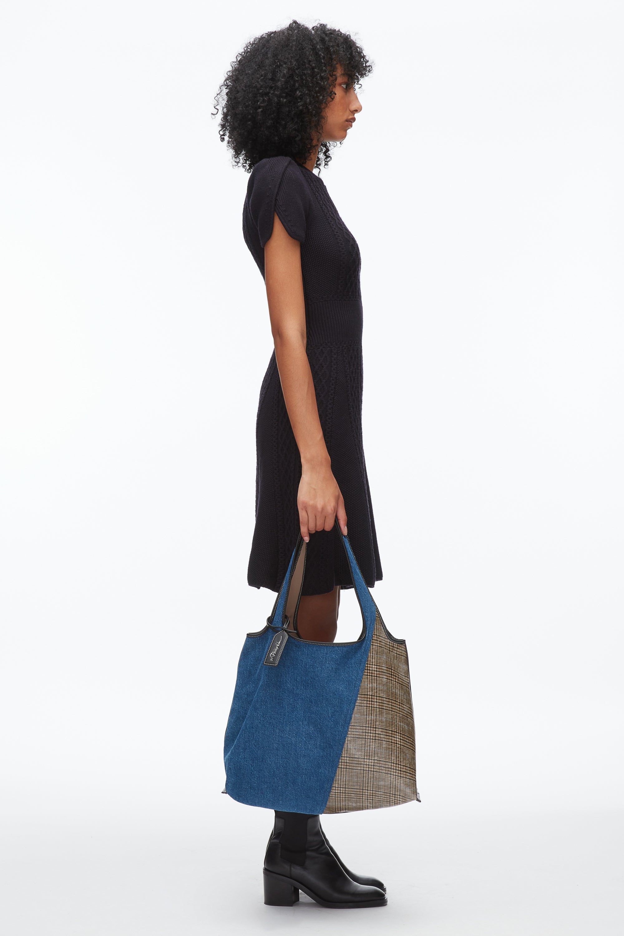 Indigo Multi Patchwork Denim Market Tote | 3.1 Phillip Lim