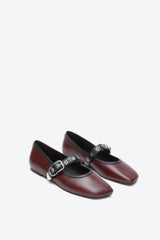 Ox Blood ID Mary Jane Flat | 3.1 Phillip Lim