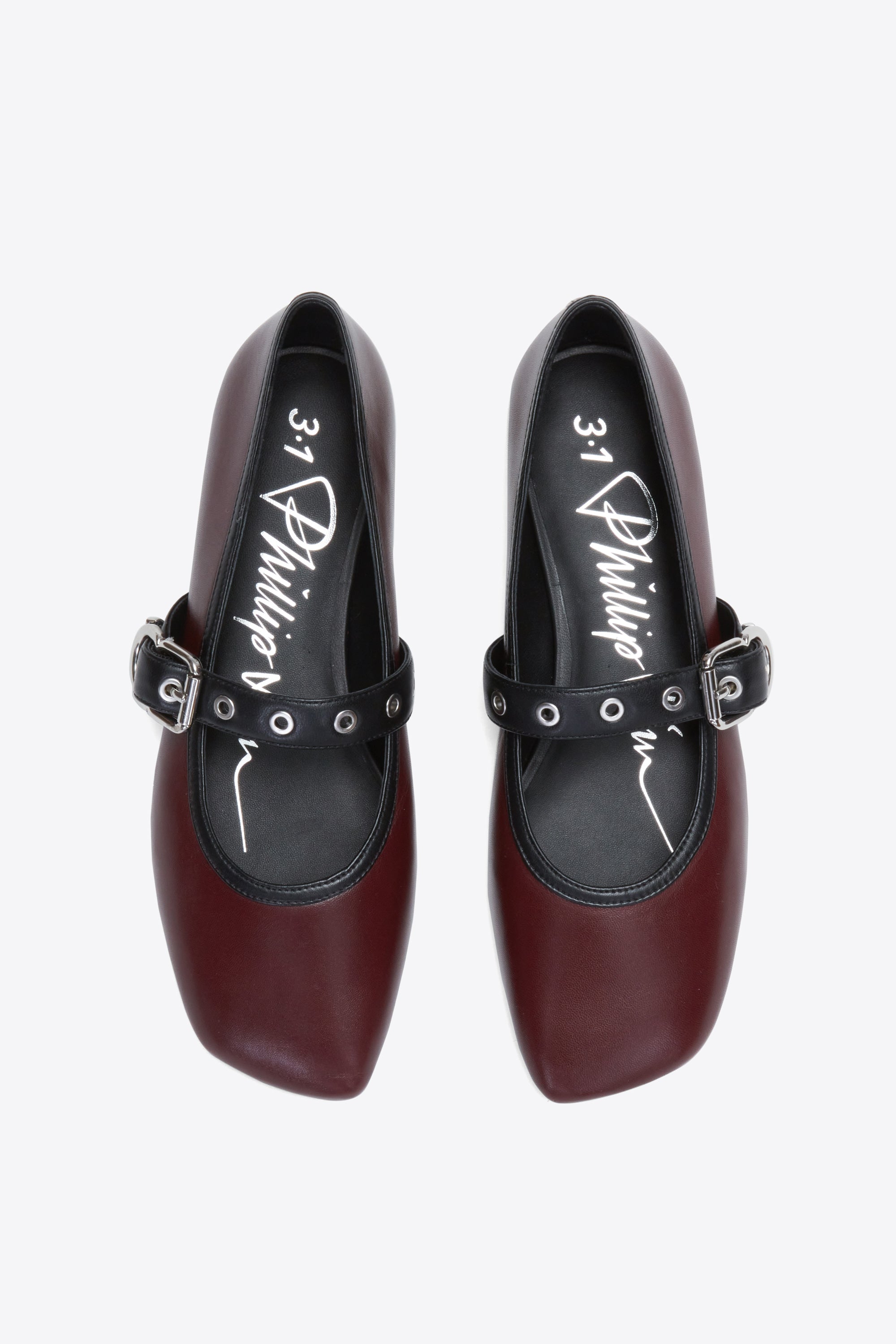Ox Blood ID Mary Jane Flat | 3.1 Phillip Lim